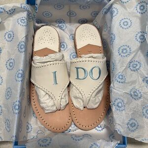 “I Do” Jack Rogers Sandals